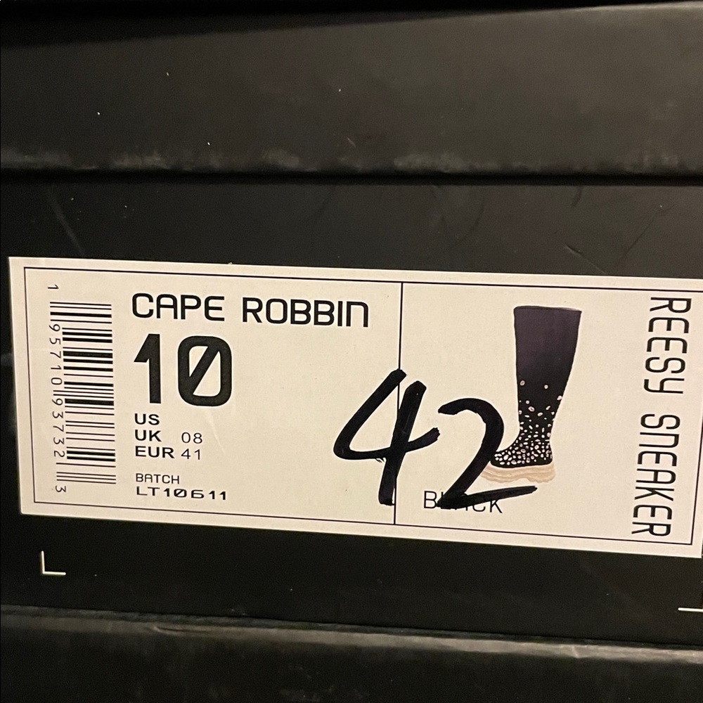 •CAPE ROBBIN• “Reesy” Chunky Sole Rhinestone Gem Sock Boot/Sneakers >> NIB - Picture 15 of 16